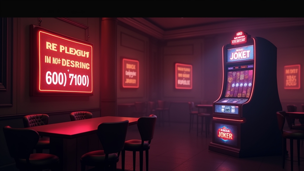 Termos de bônus sem depósito e slot Mega Joker em ambiente de cassino